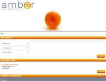 Tablet Screenshot of amber-employment.co.uk